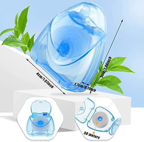 24 Boxes Dental Floss Bulk Travel Floss Mini Dental Floss Mint Waxed Dental Floss for Adults, Each 164 ft/ 50 Meters - Image 2