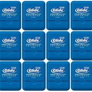 Glide Oral-B Pro-Health Advanced Floss, Small Size 4 Meters (4.3 Yards) - Pack of 12