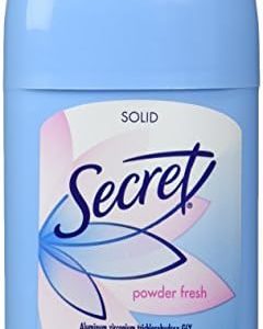 Secret Solid Antiperspirant and Deodorant Shower, Powder Fresh, 1.7 Ounce